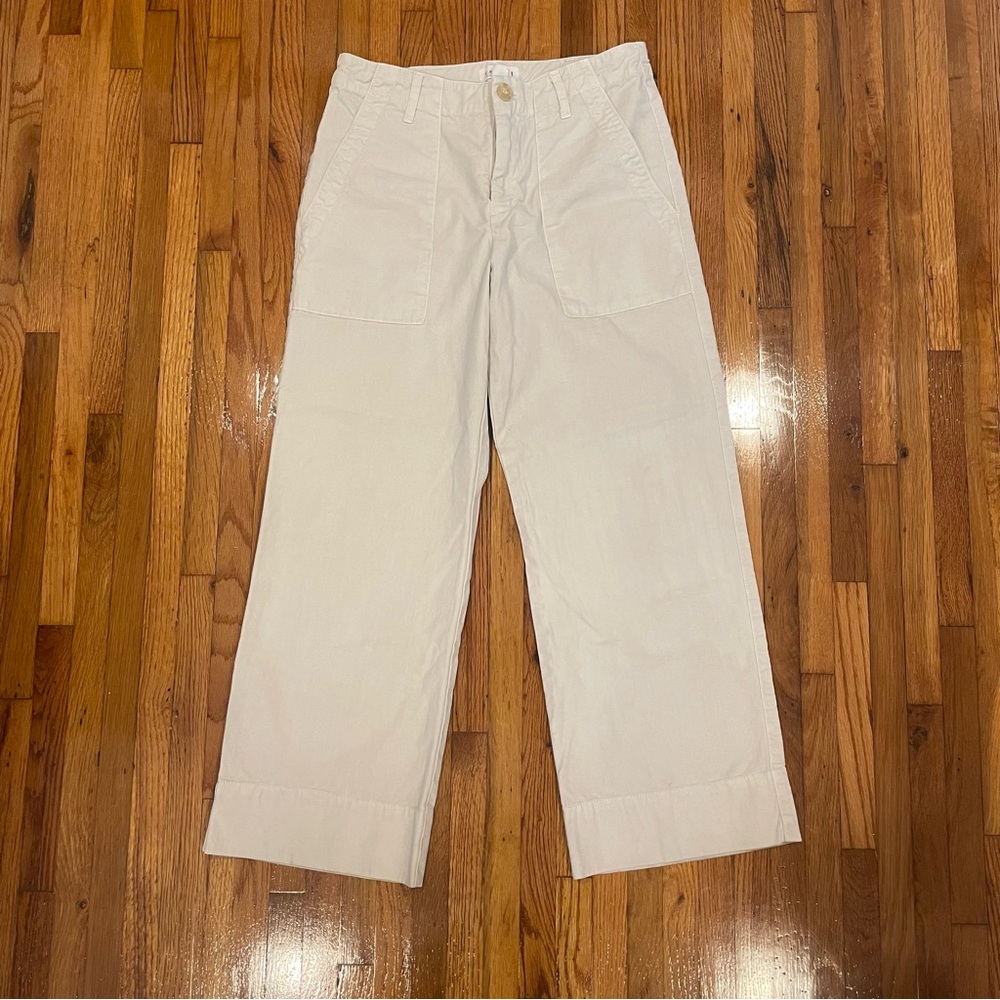 Velvet by Graham & Spencer Cream Chinos